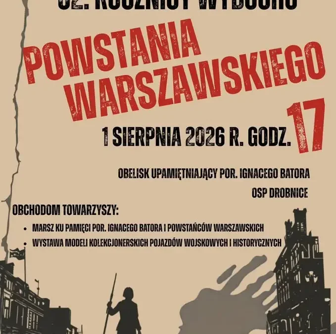 Marsz Pamięci ku czci por. Ignacego Batora i Powstańców Warszawskich w Osjakowie