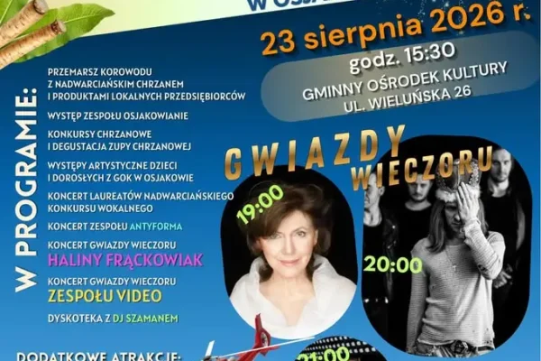 Jubileuszowe XV Wojewódzkie Święto Chrzanu już 23 sierpnia – gwiazdą wieczoru zespół VIDEO