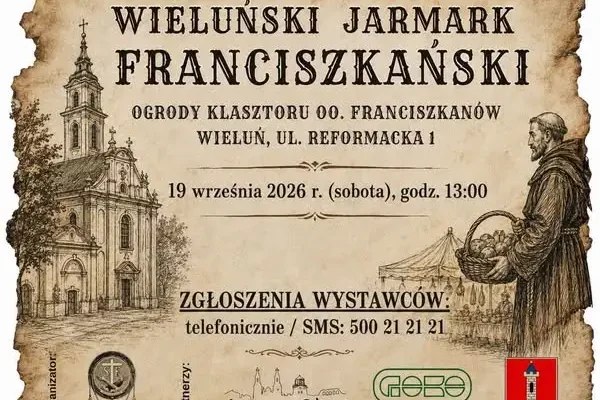 Ruszyły zapisy na Wieluński Jarmark Franciszkański – wydarzenie już 19 września