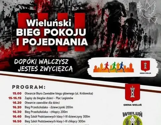 XII Wieluński Bieg Pokoju i Pojednania – dziś start! Sprawdź program