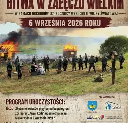 Inscenizacja bitwy w Załęczu Wielkim – historia na żywo już 6 września