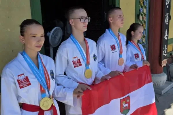 Sandra Wyrembak z Mokrska zdobywa dwa złote medale na Mistrzostwach Świata w Taekwon-do