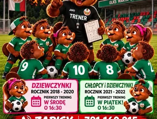 GLKS Warta Osjaków otwiera nabór do dwóch nowych grup treningowych