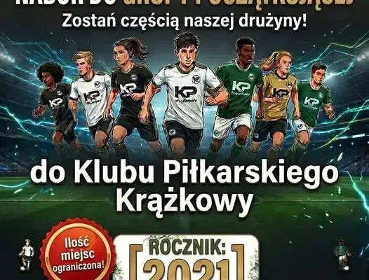 Klub Piłkarski Krakowski szuka młodych talentów – nabór do grupy początkującej